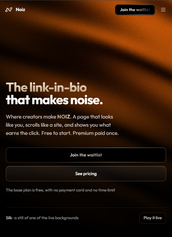 Noiz screenshot