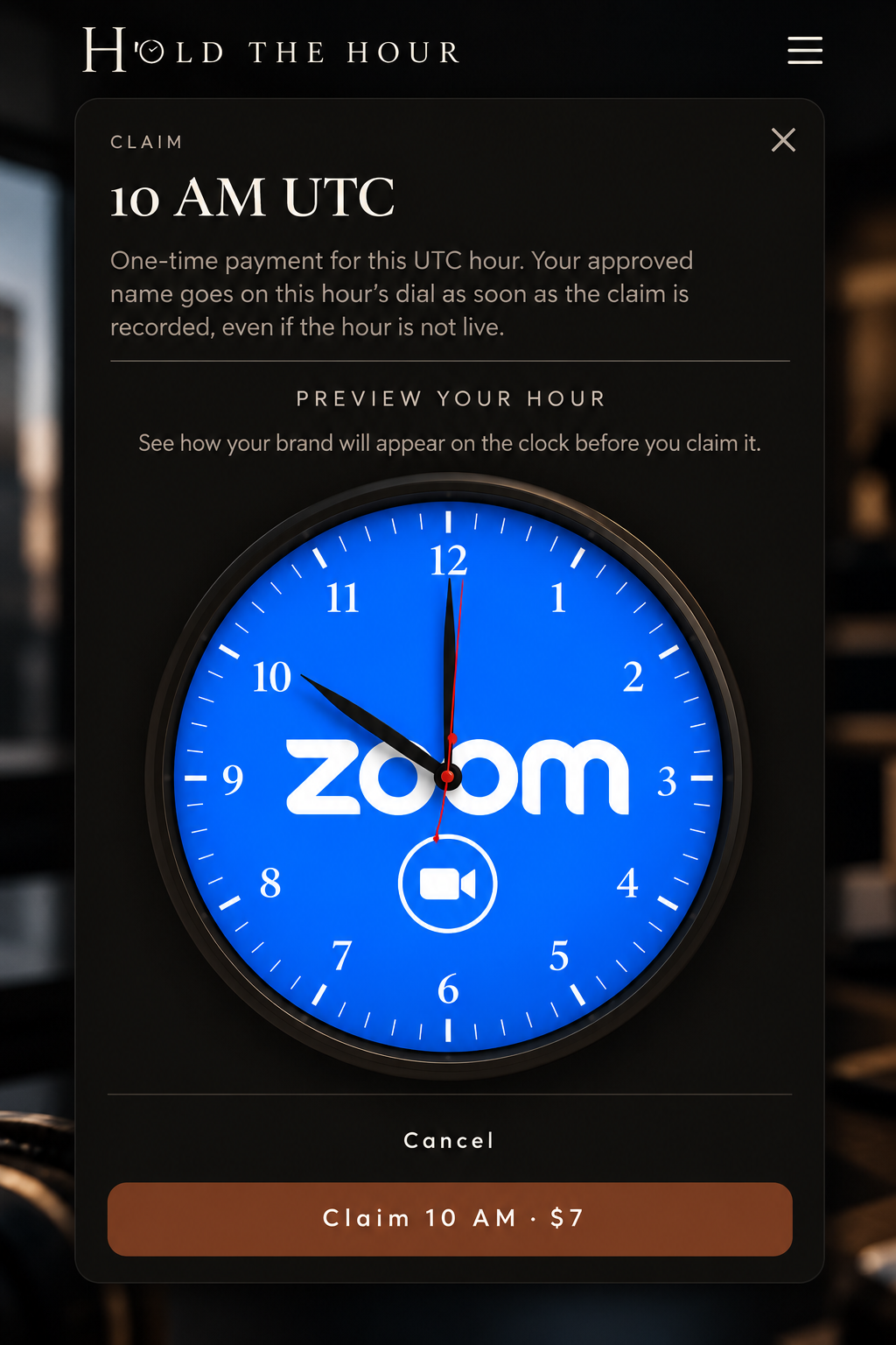 Hold the Hour screenshot