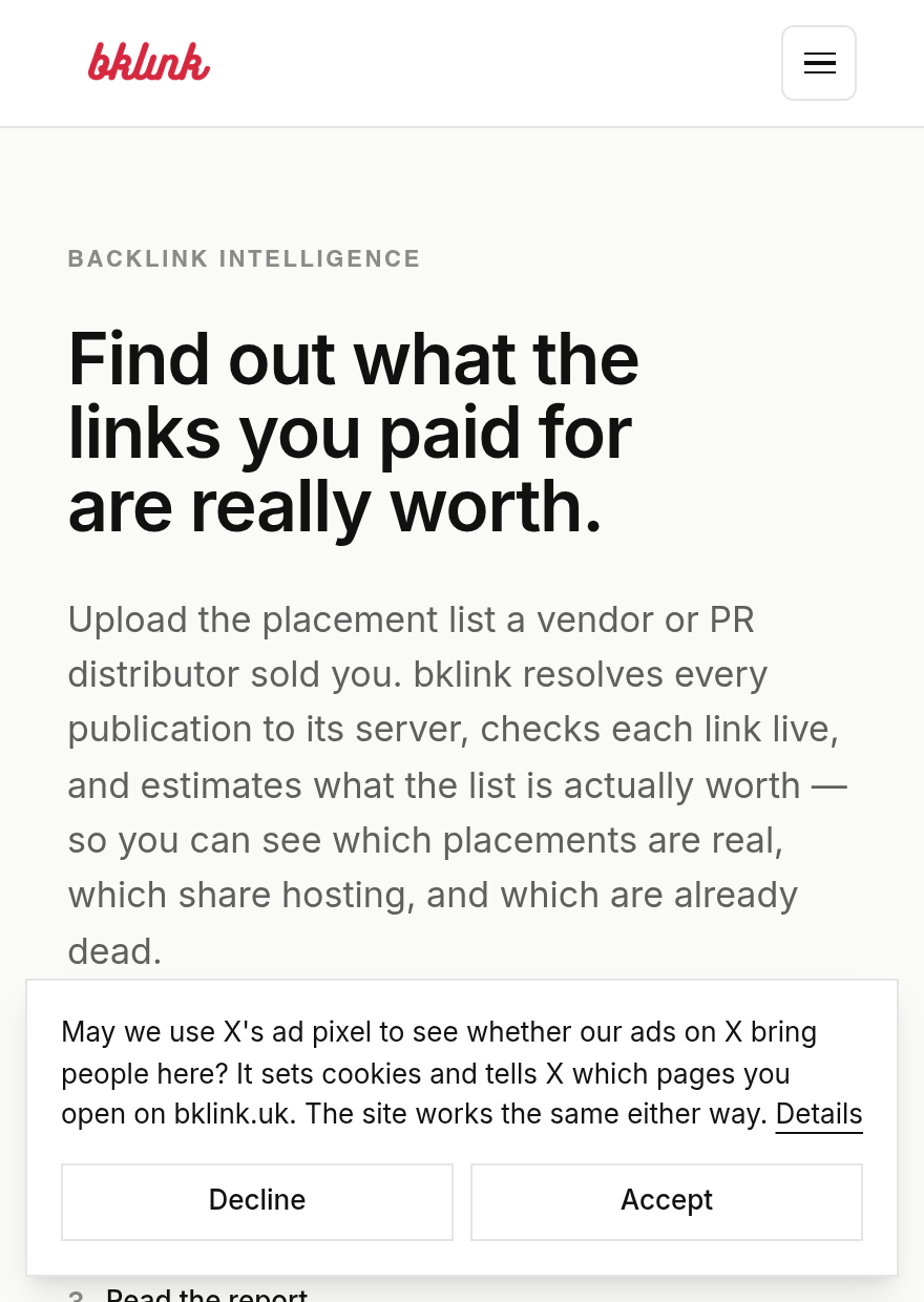 bklink screenshot
