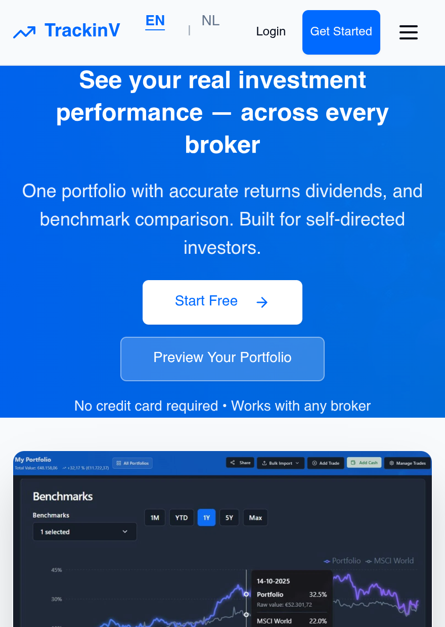 TrackinV screenshot