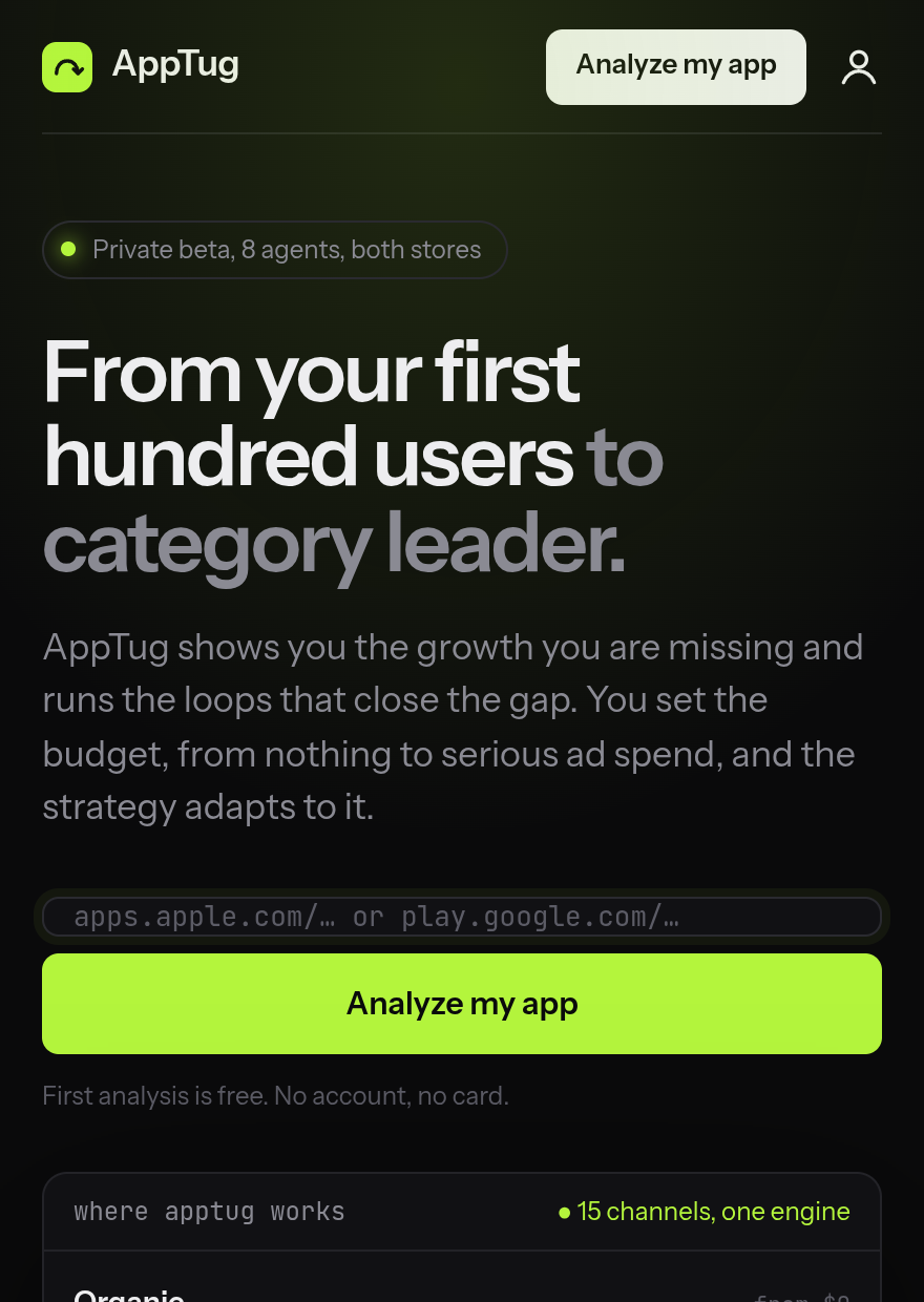 AppTug screenshot