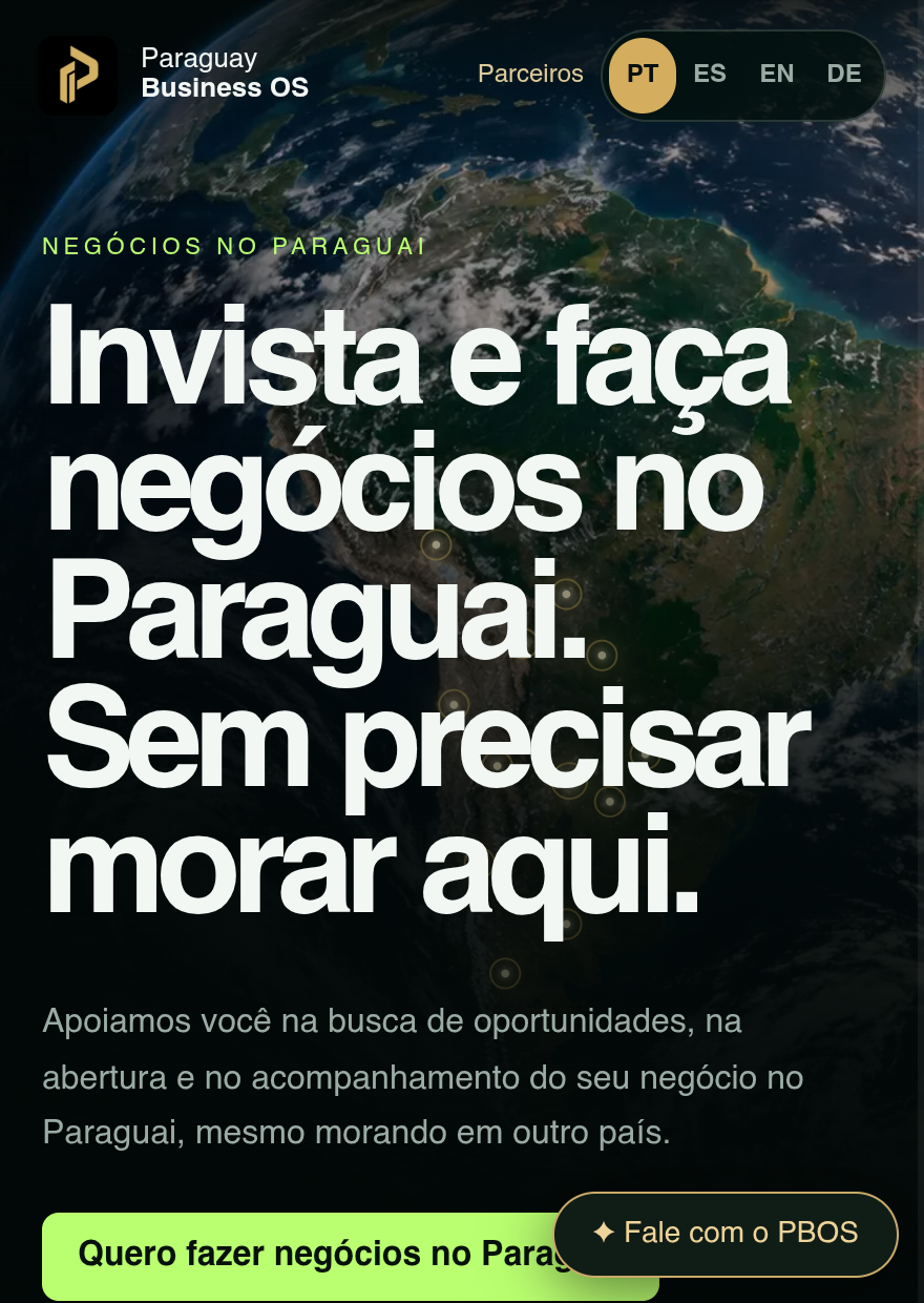 Paraguay Business OS screenshot