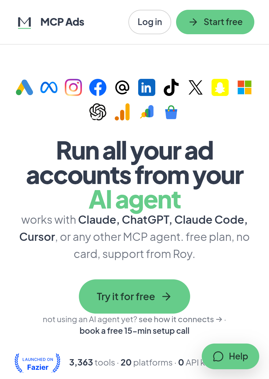 MCP Ads screenshot