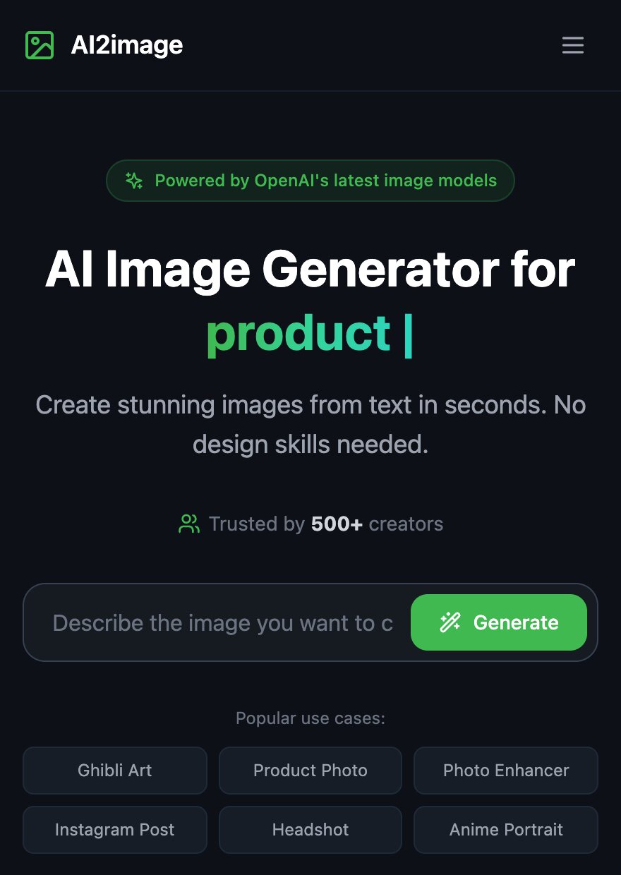AI2image screenshot