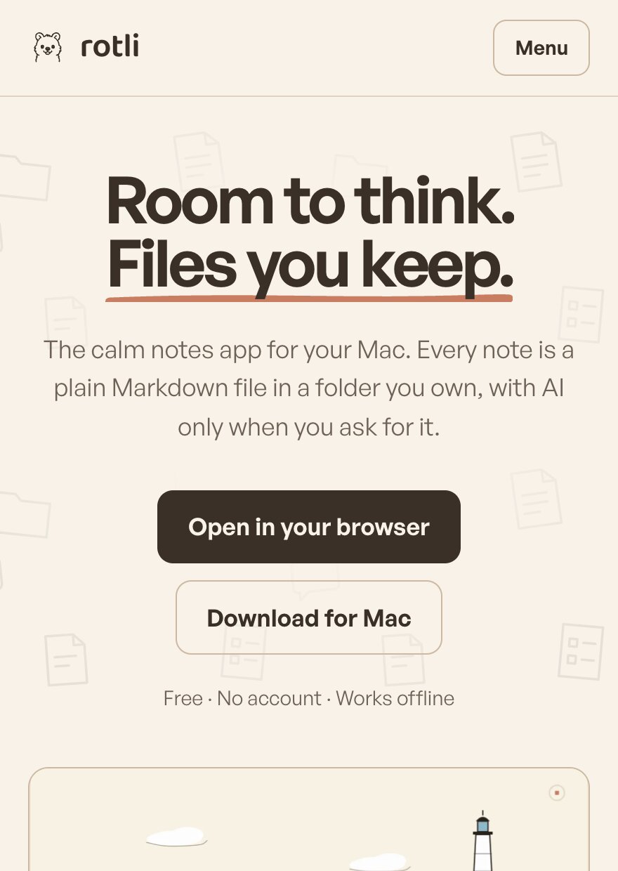 Rotli screenshot