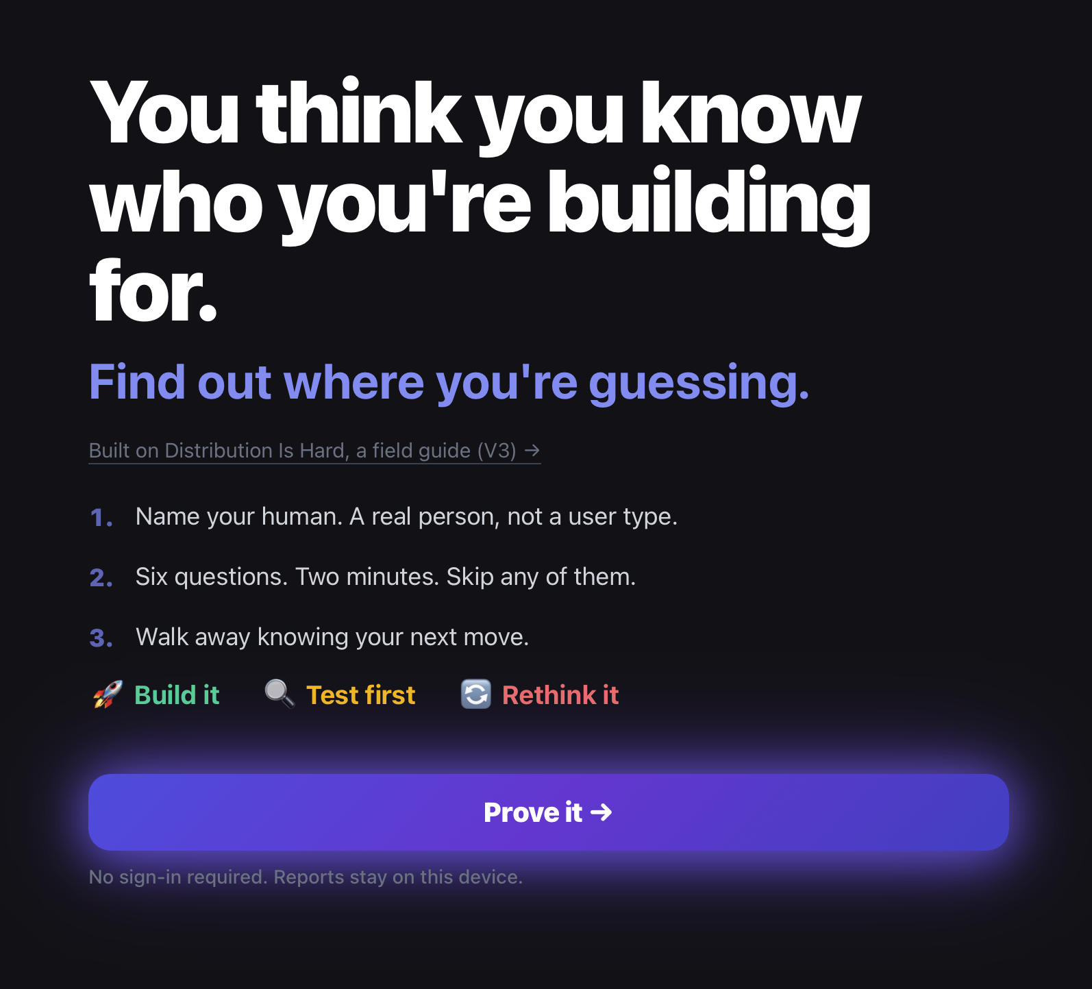 Foundercheck screenshot